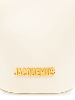 JACQUEMUS Mini Leather Tote Bag - 24 x 24 x 10 cm