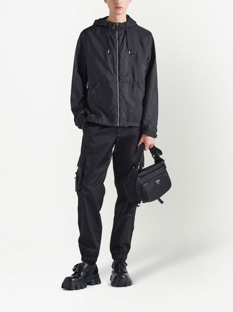 PRADA Hooded Zipper Re-Nylon Jacket