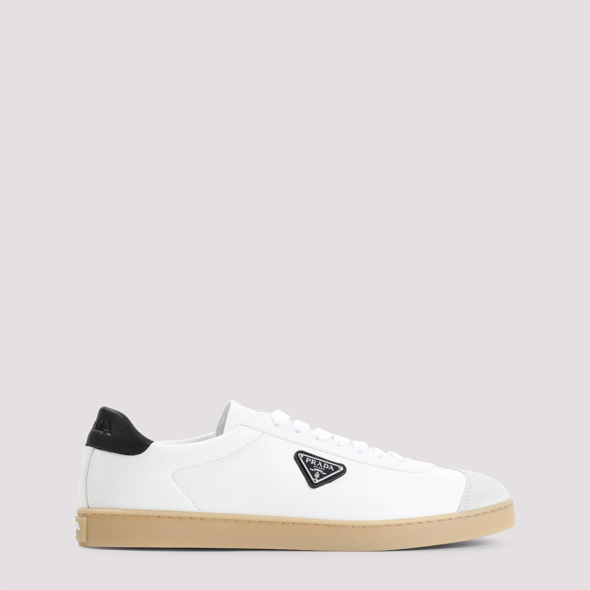 PRADA 100% Leather Sneakers - SS25