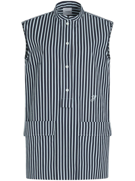 PATOU Men's Organic Cotton Striped Mini Shirt Dress