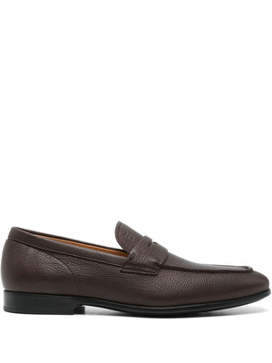 TOD`S Grained Leather Penny Loafers for Women