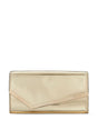 JIMMY CHOO Mini Mirror Fabric Clutch Handbag - W 22 x H 12 x D 3 cm