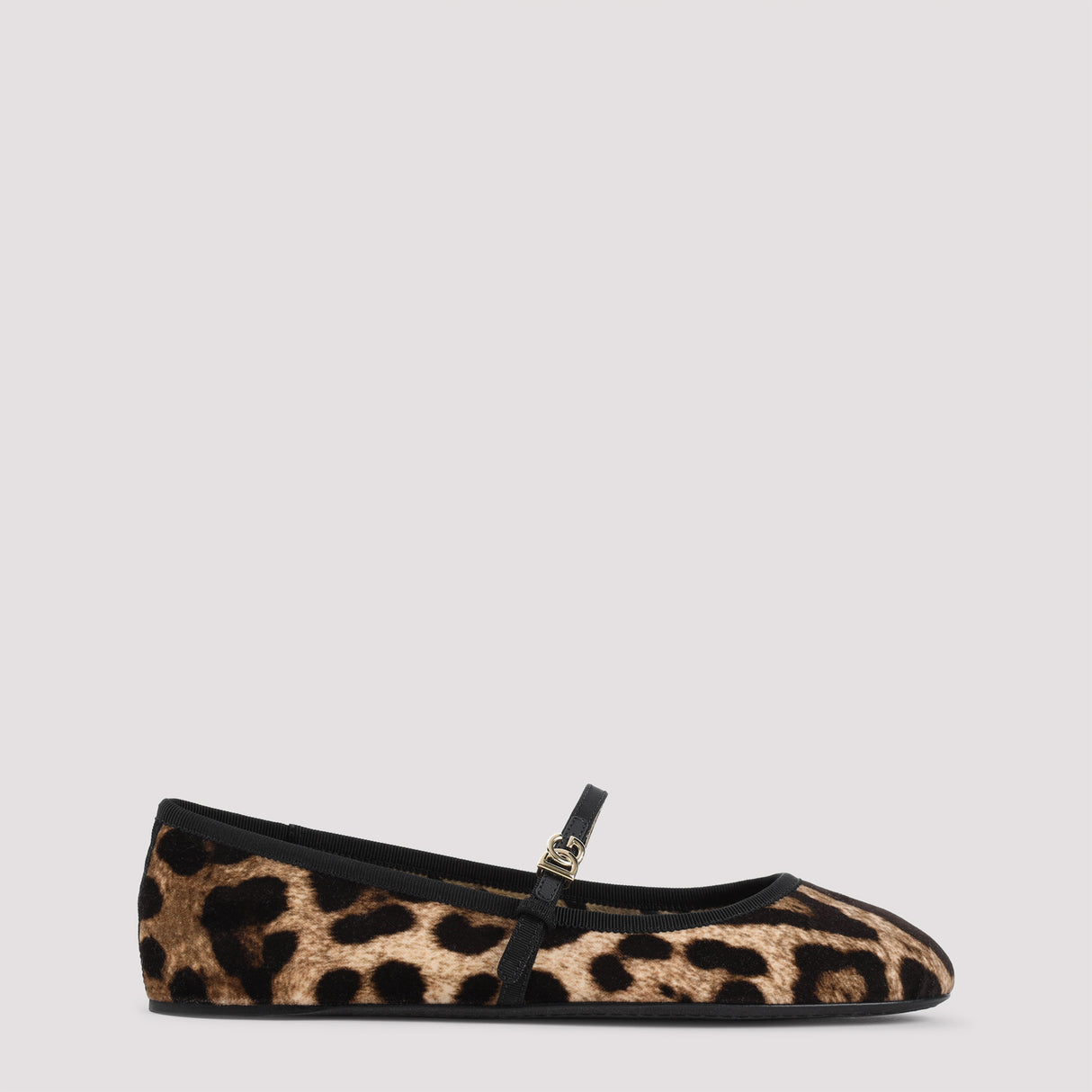 DOLCE & GABBANA Printed Leo Ballerina Shoes