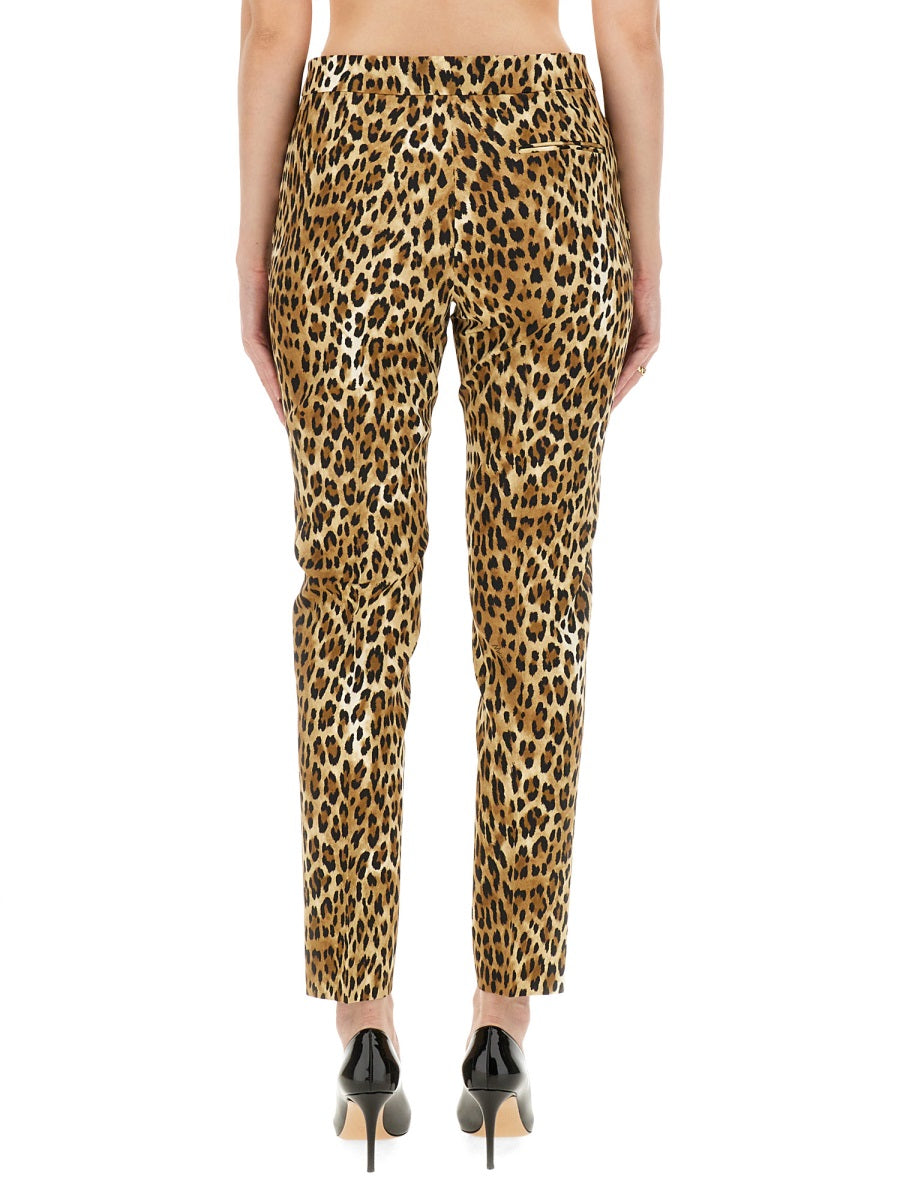 MOSCHINO COUTURE Animal Print Trendy Pants - Size 42