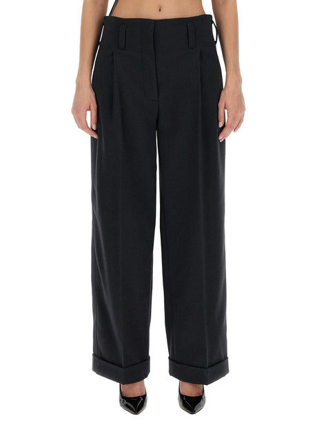 PHILOSOPHY DI LORENZO SERAFINI Wide Leg Pants Size 40 for Women