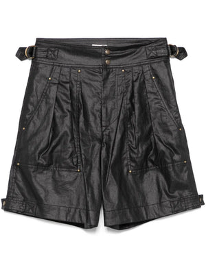 ISABEL MARANT Men's Mini Linen/Flax Blend Shorts