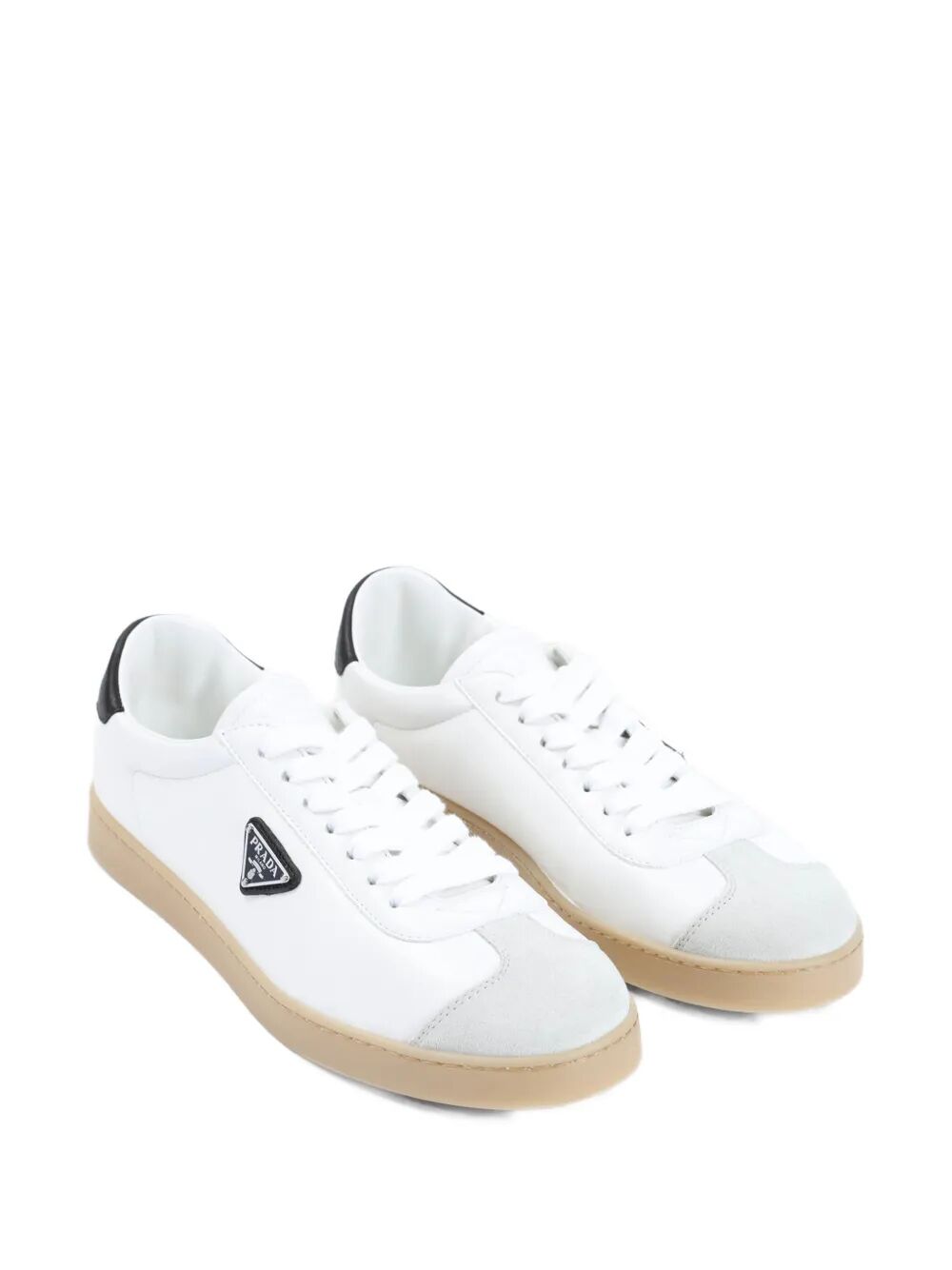 PRADA Women's Leather Sneaker LANE IN SKIN - SS25 Collection