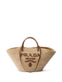 PRADA Large Raffia Shopping Bag