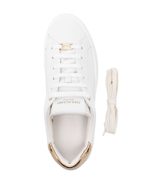 Ferragamo Platform Leather Sneakers for Women