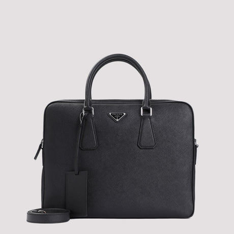 PRADA Saffiano Leather Briefcase 36cm x 28cm x 5cm