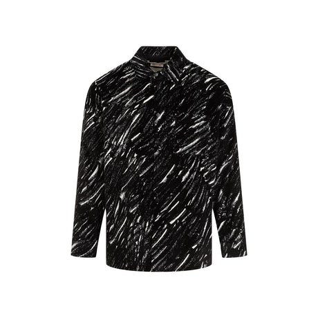 MARNI Men's Slim-Fit Cotton Blend Shirt - FW24 Collection