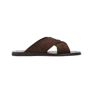 PRADA 100% Leather Sandals for Summer Style