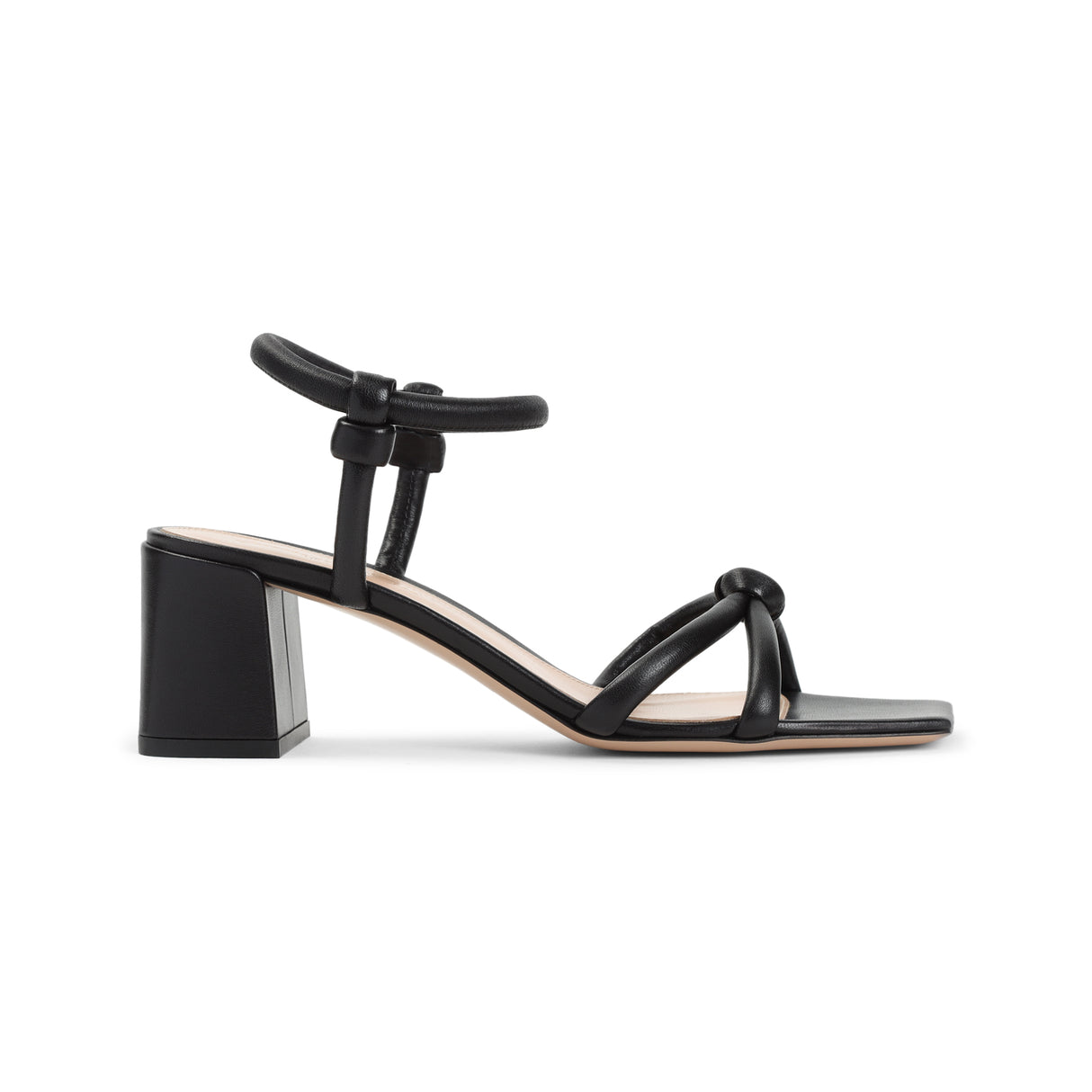 GIANVITO ROSSI Nappa Leather Mini Sandals with 6cm Heel