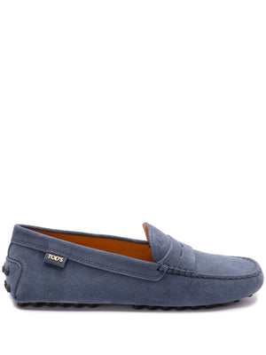 TOD`S Men's Suede Rubber Driving Loafers