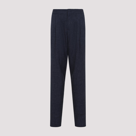 GIORGIO ARMANI Men's Wool Blend Regular & Straight Leg Trousers