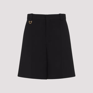 CHLOE Men's Classic Wool Mini Shorts