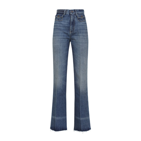 CHLOE Men's Wide Leg Cotton Jeans