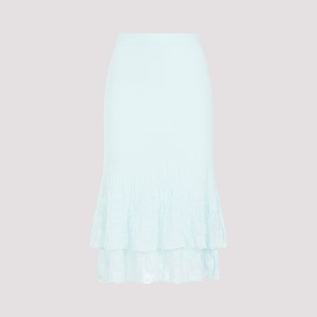 BOTTEGA VENETA Cotton Midi Skirt for Spring 2025