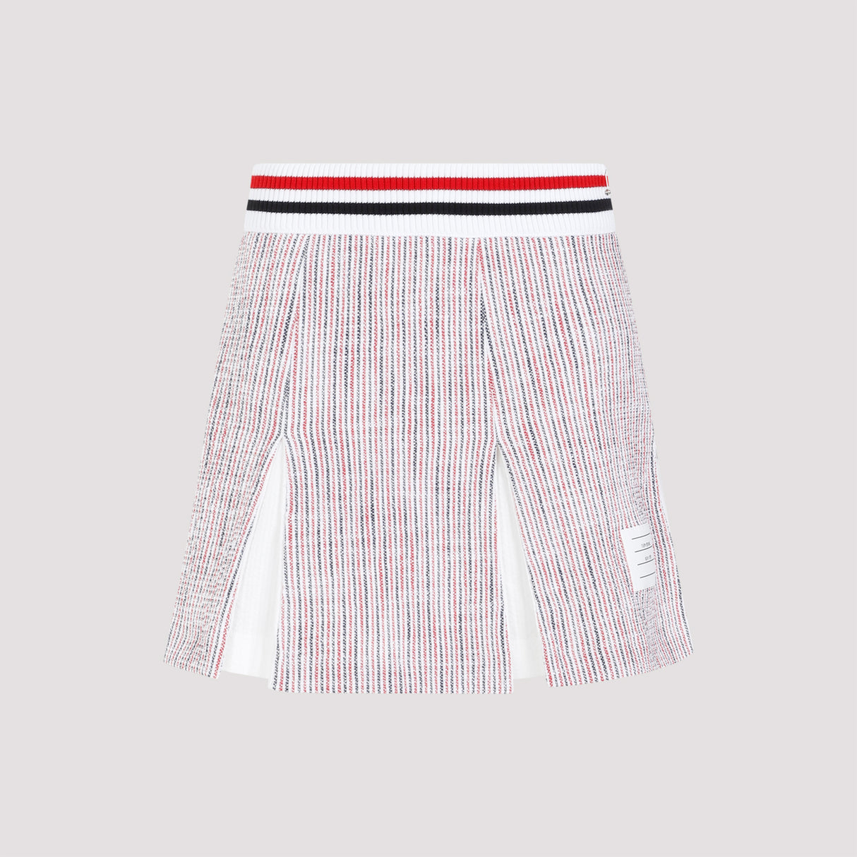 THOM BROWNE Chic Mini Box Pleated Skirt for SS24