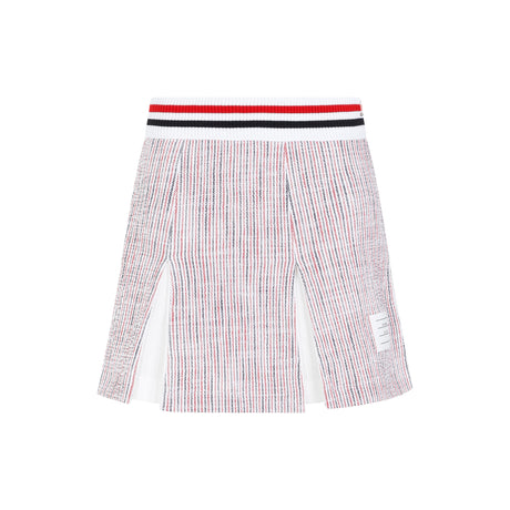 THOM BROWNE Chic Mini Box Pleated Skirt for SS24