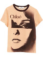 CHLOÉ Crew-Neck Portrait Print T-Shirt