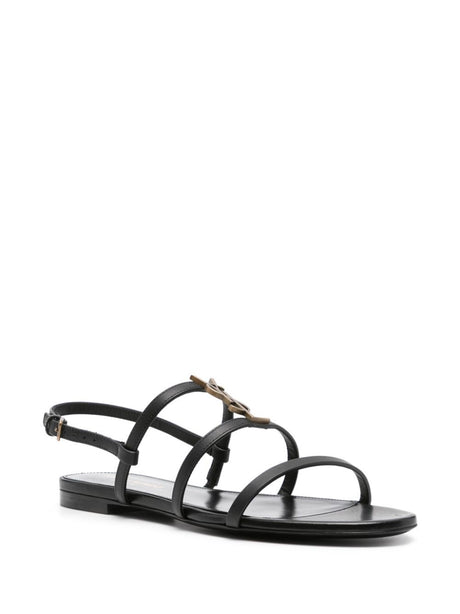 SAINT LAURENT PARIS Cassandra Flat Sandals for Men