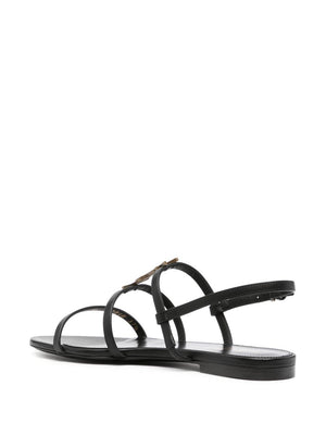 SAINT LAURENT PARIS Cassandra Flat Sandals for Men