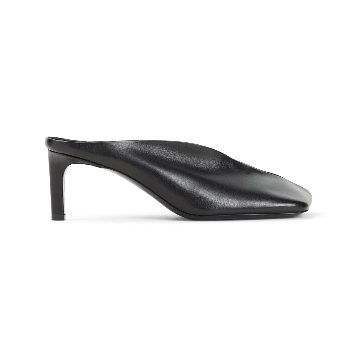 JIL SANDER Nappa Ovine Leather Flat Mules - 7cm Heel