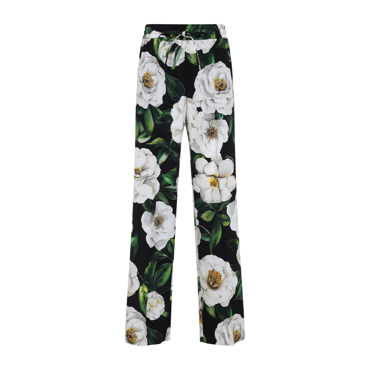 DOLCE & GABBANA Elegant Silk Blend Pants