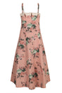 PHILOSOPHY DI LORENZO SERAFINI Floral Pencil Dress with Thin Straps