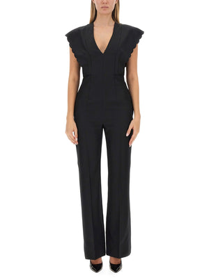 PHILOSOPHY DI LORENZO SERAFINI Flare Fit Jumpsuit - Size 40