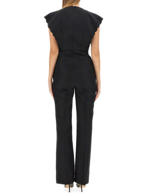 PHILOSOPHY DI LORENZO SERAFINI Flare Fit Jumpsuit - Size 40