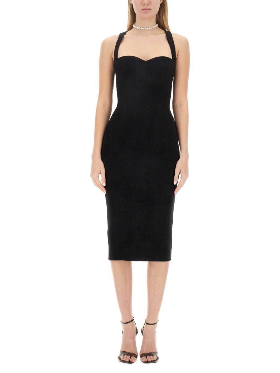 PHILOSOPHY DI LORENZO SERAFINI Slim Fit Midi Dress - Elegant Style for Women