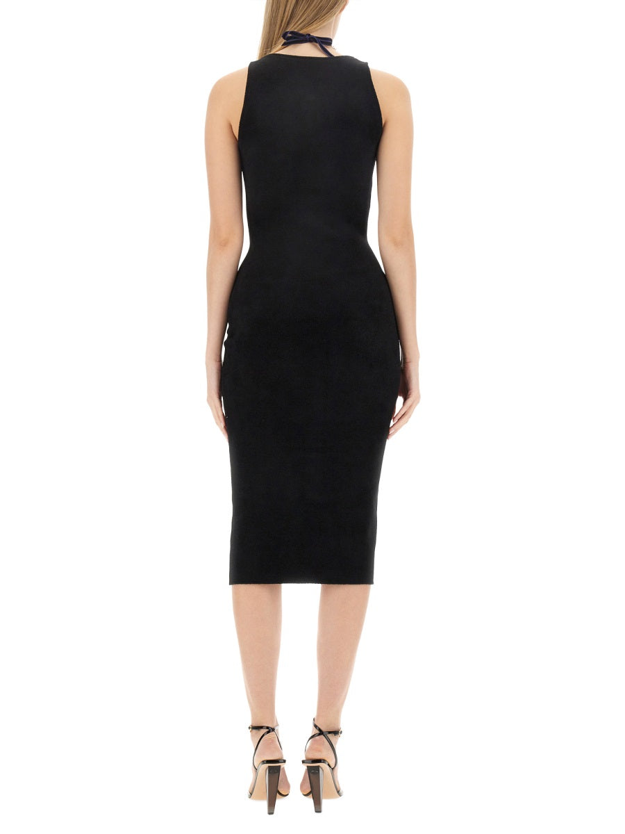 PHILOSOPHY DI LORENZO SERAFINI Slim Fit Midi Dress - Elegant Style for Women