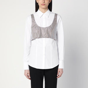 GIUSEPPE DI MORABITO Rhinestone-Embellished Slim Fit Shirt