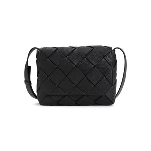 BOTTEGA VENETA Diago Grained Leather Messenger Bag - 22.5cm x 17cm x 5.5cm