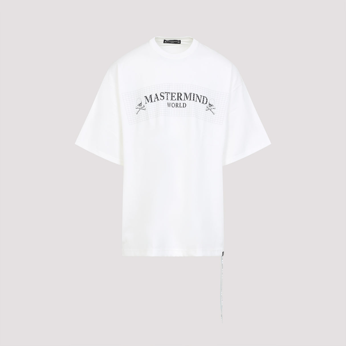 MASTERMIND WORLD Grid Design Mini Tee for Men