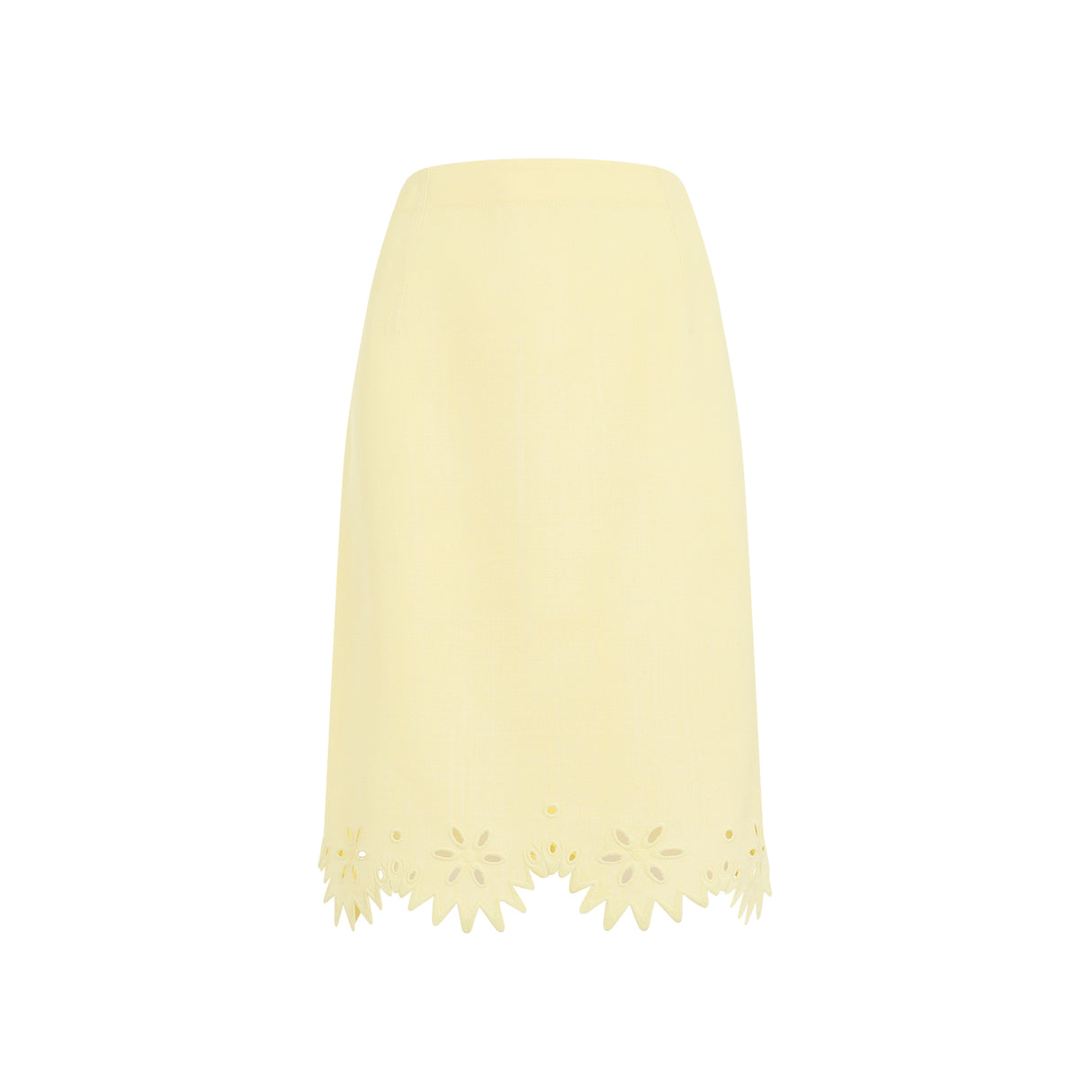 BOTTEGA VENETA Embroidered Grainy Midi Skirt