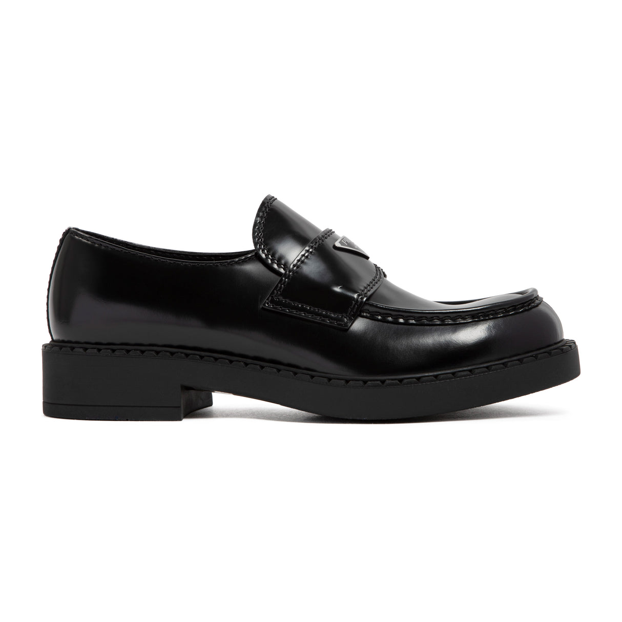 PRADA Brushed Leather Loafers