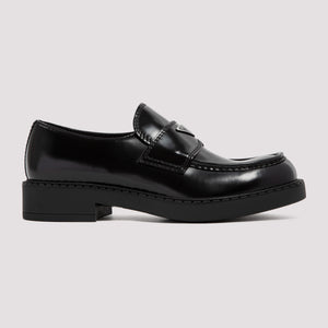 PRADA Brushed Leather Loafers