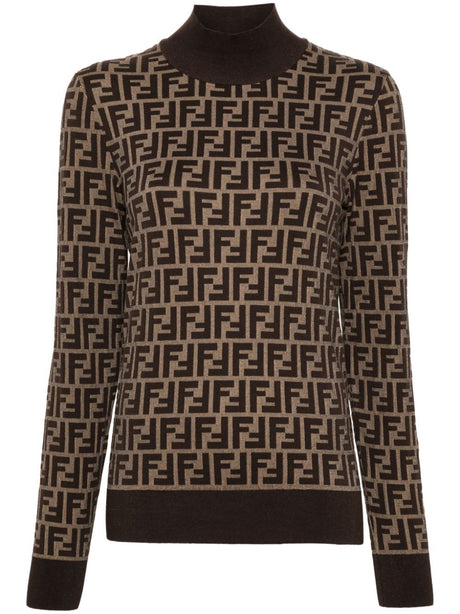 FENDI Men's Cotton FF Sweater