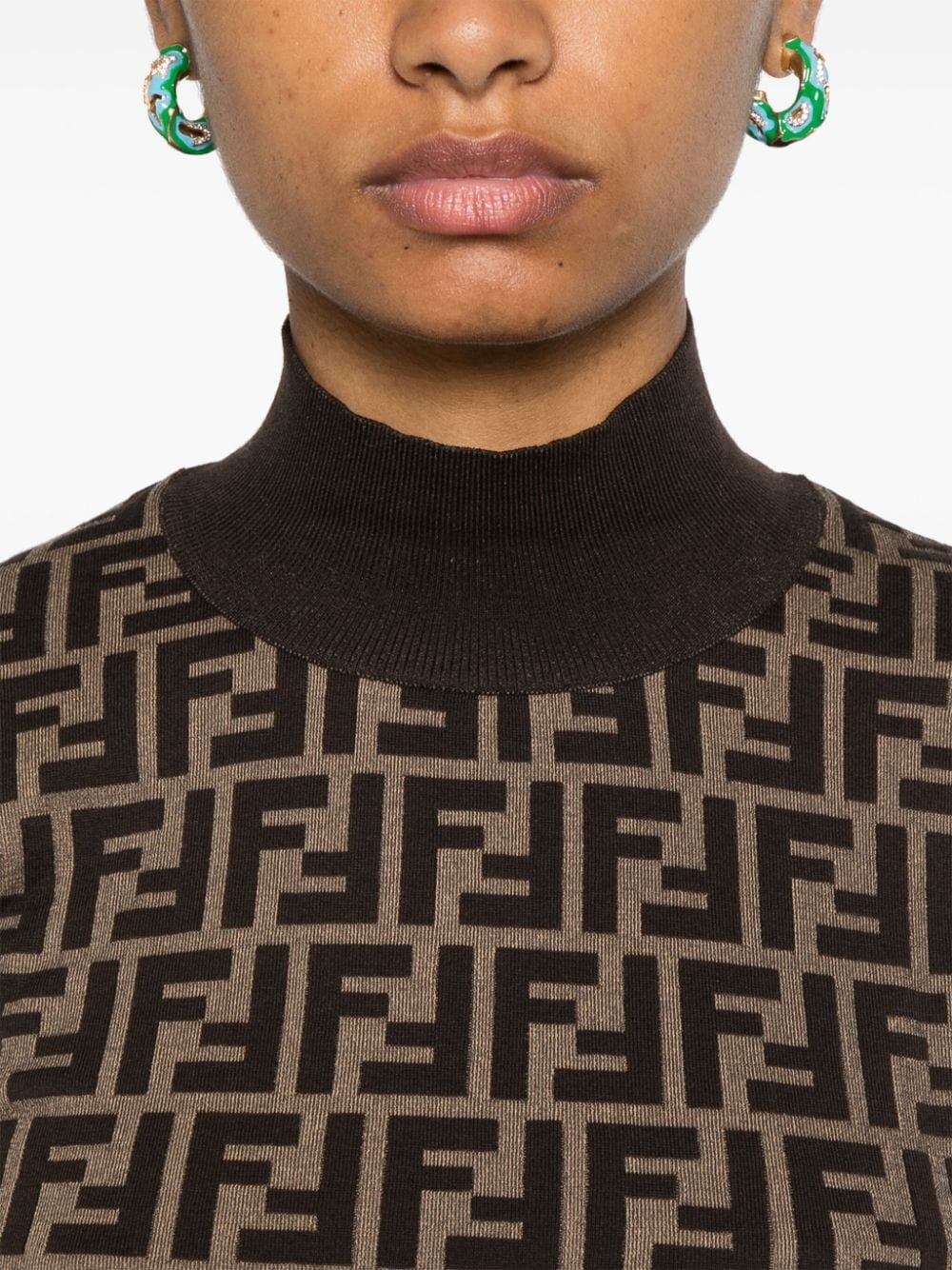 FENDI Men's Cotton FF Sweater