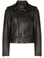 GOLDEN GOOSE Slim Fit Leather Biker Jacket