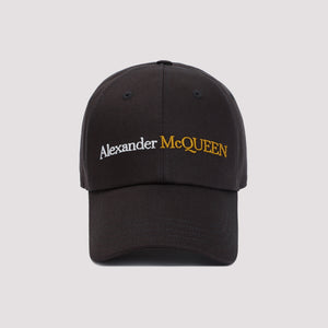 ALEXANDER MCQUEEN Classic Logo Bicolor Hat