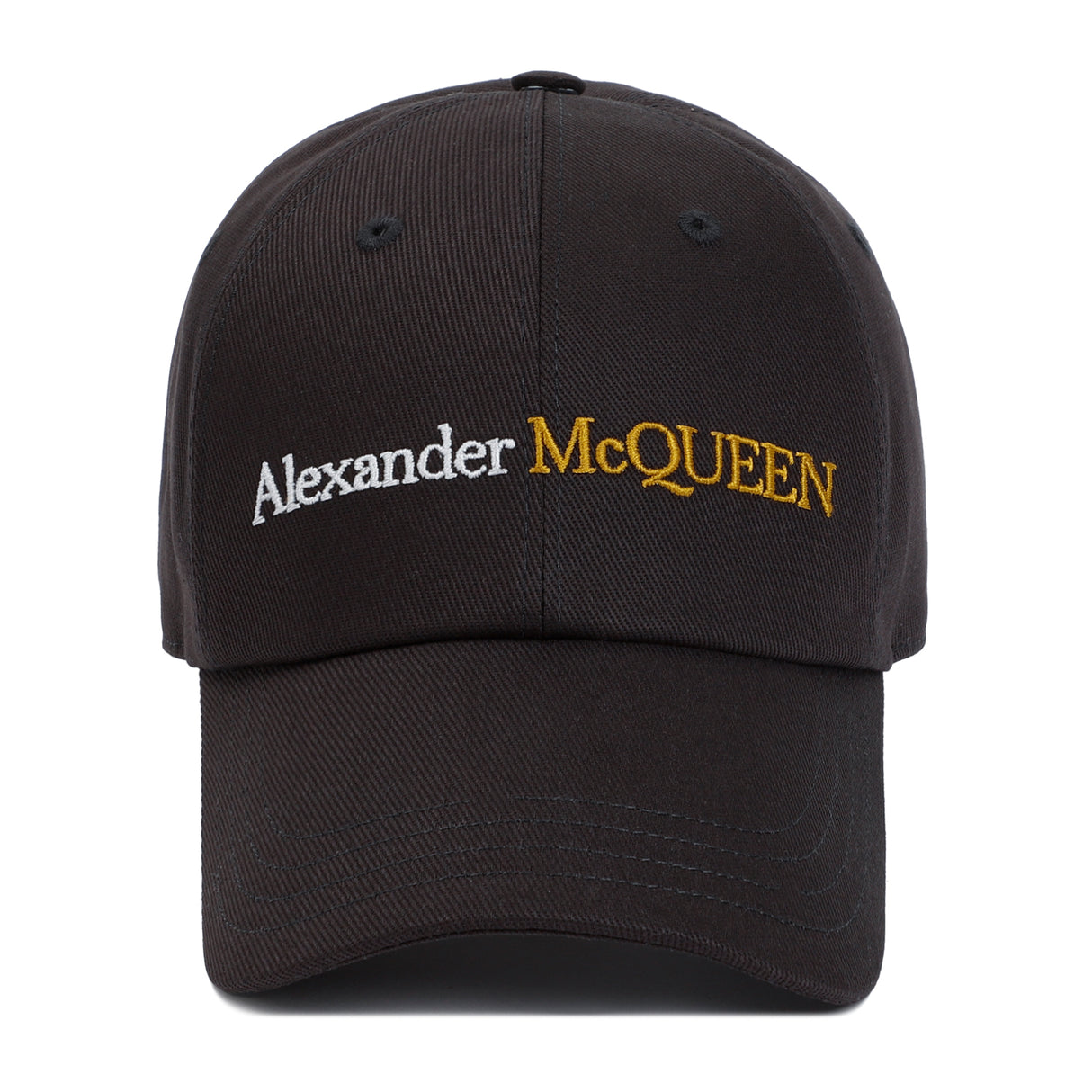 ALEXANDER MCQUEEN Classic Logo Bicolor Hat