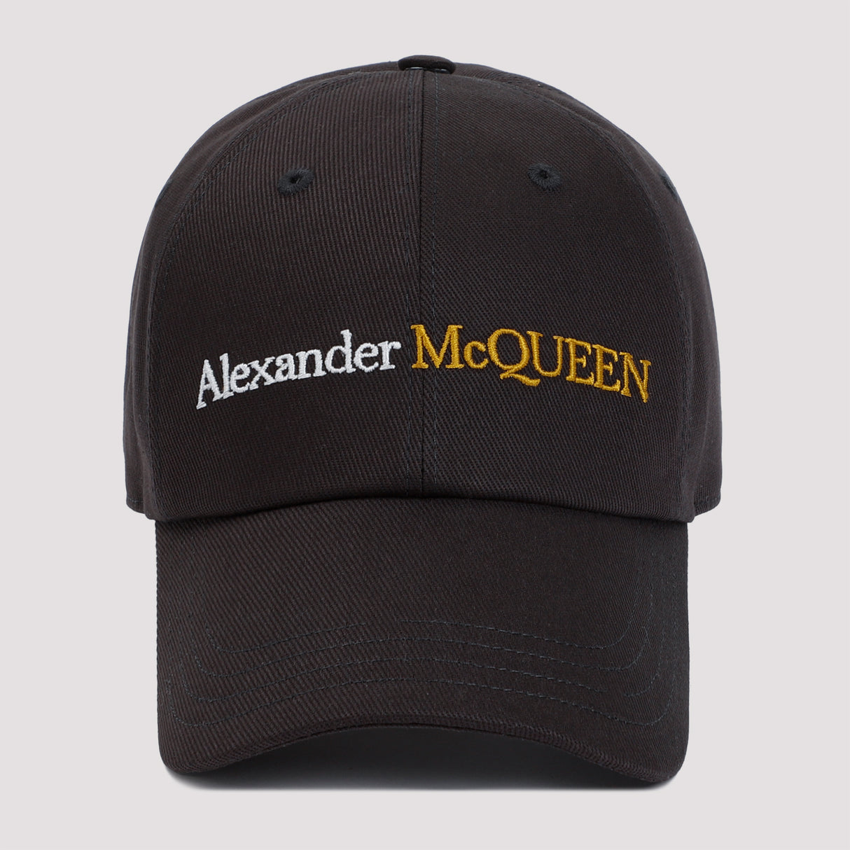 ALEXANDER MCQUEEN Classic Logo Bicolor Hat