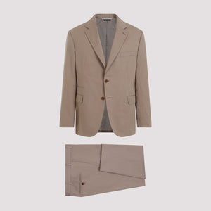 BRIONI Cotton Blend Suit for Spring/Summer 2024