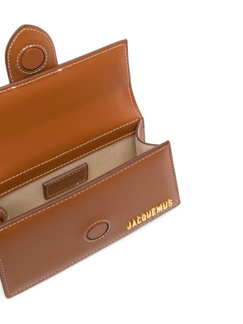 JACQUEMUS Mini Leather Satchel for Men