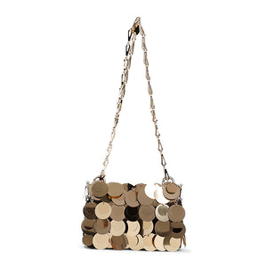 RABANNE Mini Sparkle Nano Handbag