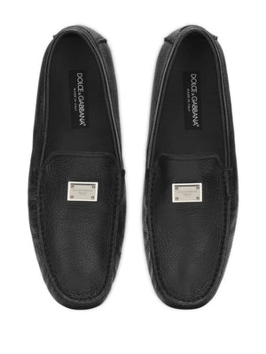 DOLCE & GABBANA Luxurious Calf Leather Loafers for Women